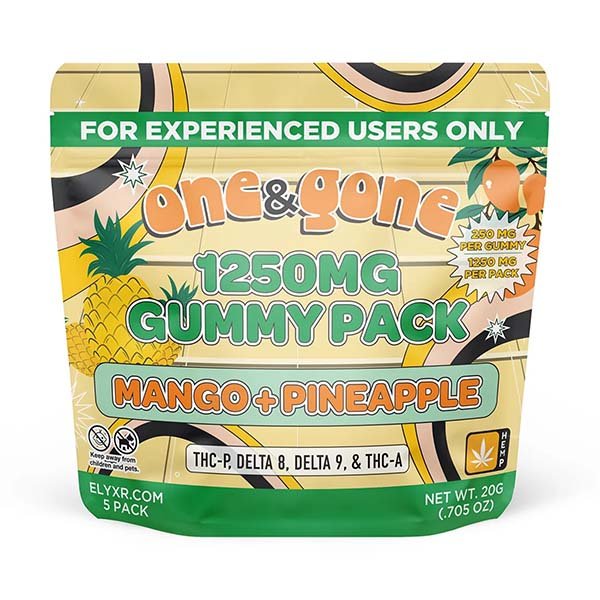 service-03 Elyxr La One And Gone 125mg 5ct Gummies Mango Pineapple