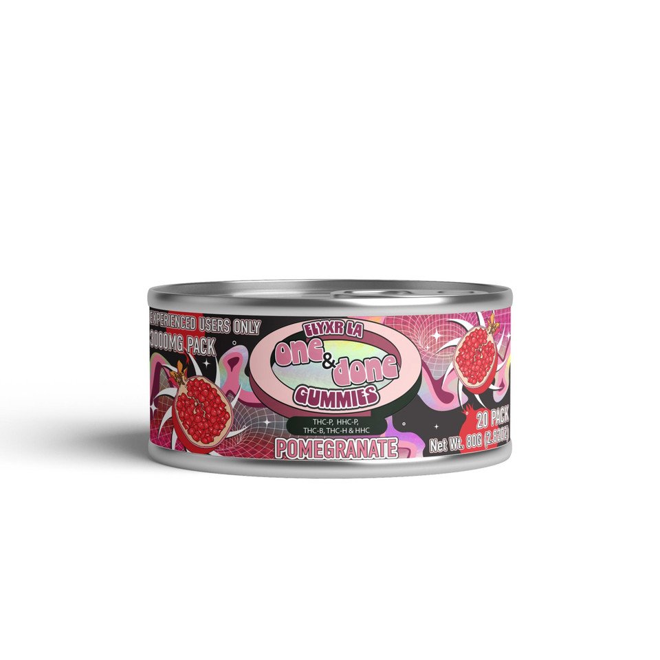 elyxr thc p hhc p thc b thc h one done gummies pomegranate 38062