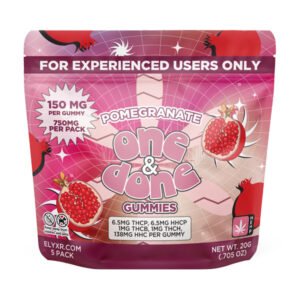 elyxr one and done gummies pomegranate